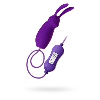 A-TOYS, Vibro egg Bunny, with control panel, silicone, violet