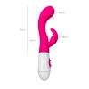 Wibrator króliczek Nessy A Toys silikonowy różowy 20 cm