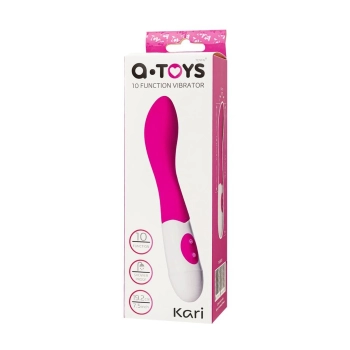 Wibrator punktu G silikonowy A-Toys Kari 12 cm 10 trybów