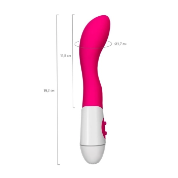 Wibrator punktu G silikonowy A-Toys Kari 12 cm 10 trybów
