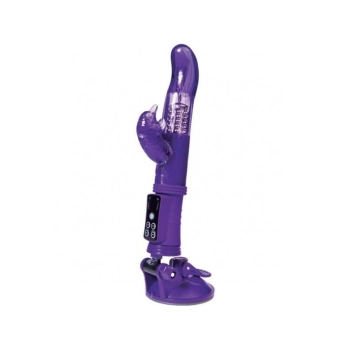 Wibrator króliczek A Toys TPR fioletowy 22,5 cm