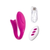 A-TOYS Vibrator for couples Dolphy, silicone, pink, 9.6 cm