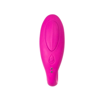 A-TOYS Vibrator for couples Dolphy, silicone, pink, 9.6 cm