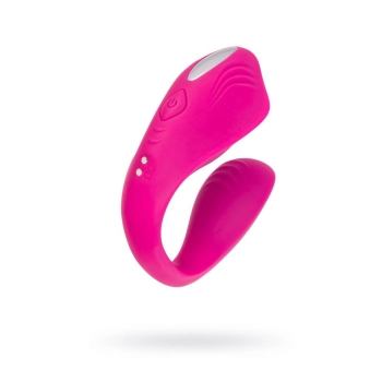 Wibrator podwójny Cobrum A Toys silikonowy różowy 9.6 cm