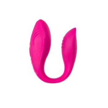 Wibrator podwójny Cobrum A Toys silikonowy różowy 9.6 cm