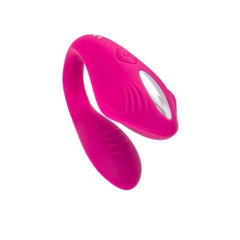 Wibrator podwójny Cobrum A Toys silikonowy różowy 9.6 cm
