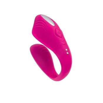 Wibrator podwójny Cobrum A Toys silikonowy różowy 9.6 cm