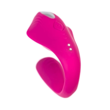 Wibrator podwójny Cobrum A Toys silikonowy różowy 9.6 cm