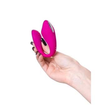Wibrator podwójny Cobrum A Toys silikonowy różowy 9.6 cm