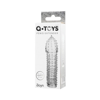 Przedłużacz penisa A-Toys przezroczysty 15 cm