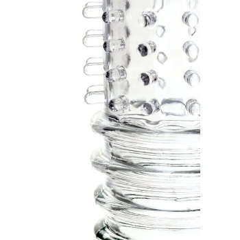 A-TOYS, Penis Sleeve, TPR, Transparent, 15.3 cm