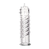 A-TOYS, Penis Sleeve, TPR, Transparent, 15.5 cm