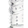 A-TOYS, Penis Sleeve, TPR, Transparent, 15.5 cm
