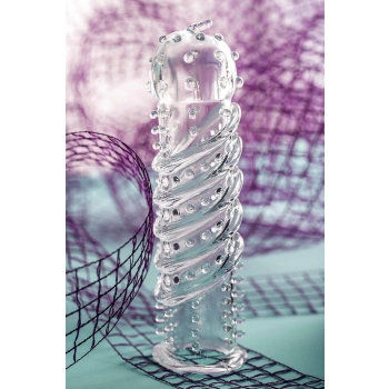 A-TOYS, Penis Sleeve, TPR, Transparent, 15.5 cm