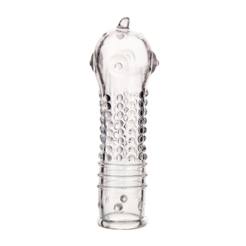A-TOYS, Penis Sleeve, TPR, Transparent, 14.7 cm