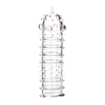 Osłona na penisa transparentna TPR A-Toys 15 cm