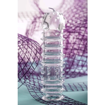 Osłona na penisa transparentna TPR A-Toys 15 cm