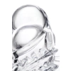 Transparentna nasadka na penisa A-Toys Fril z wibracją TPR 13 cm