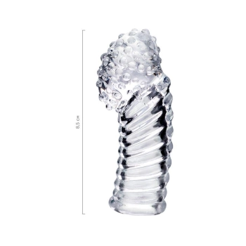 Przedłużka silikonowa A Toys Dale transparentna 8,5 cm