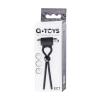A-Toys Erection enhancing lasso Ect , black, silicone, 14cm
