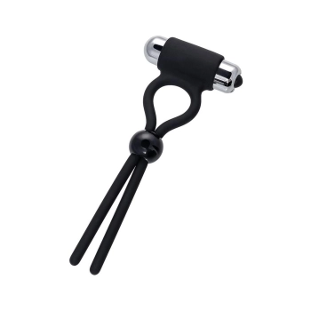 A-Toys Erection enhancing lasso Ect , black, silicone, 14cm