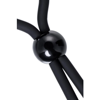 A-Toys Erection enhancing lasso Ect , black, silicone, 14cm