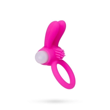 Silikonowy pierścień wibrujący Rabbi A Toys różowy 2.5 cm