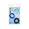 A-TOYS, Cockrings set, 3 pcs.Mix color, TPE, O 3 cm