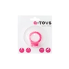 Silikonowy wibrujący pierścień erekcyjny AToys różowy 3.5 cm