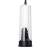 A-TOYS, Penis Pump, PVC, Black, 23.5 cm 3 cock rings included