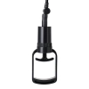 A-TOYS, Penis Pump, PVC, Black, 23.5 cm 3 cock rings included