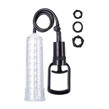 A-TOYS, Penis Pump, PVC, Transparent, 23.5 cm