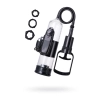 Pompka do penisa z wibracją A-Toys transparentna czarna 22,8 cm