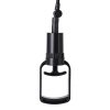 Pompka do penisa z wibracją A-Toys transparentna czarna 22,8 cm