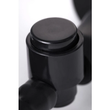 Pompka do penisa z wibracją A-Toys transparentna czarna 22,8 cm