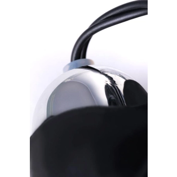 Pompka do penisa z wibracją A-Toys transparentna czarna 22,8 cm