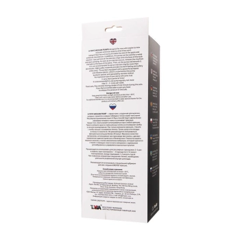 Pompka do penisa z wibracją A-Toys transparentna czarna 22,8 cm