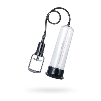 Pompka próżniowa A Toys PVC transparentna 27,5 cm z 3 pierścieniami