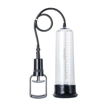 Pompka próżniowa A Toys PVC transparentna 27,5 cm z 3 pierścieniami