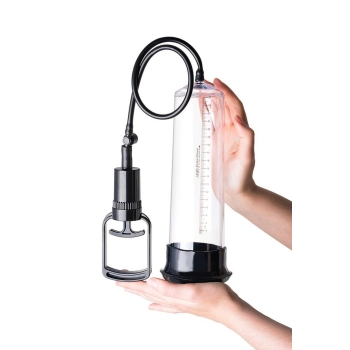 Pompka próżniowa A Toys PVC transparentna 27,5 cm z 3 pierścieniami