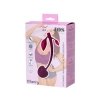 Wild cherry JOS pleasure ball with a ball inside and flexible tail color:cherry