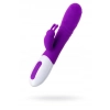 JOS TATY, Vibrator with clitoral stimulator with pulsating balls, purple, 21,5 cm