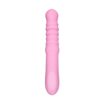 JOS Lixy vibrator, with Up&Down function, silicone, pink, 23 cm