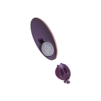 JOS Vibrating Egg with Friction Simulation  Bumpy, Silicone, Violet, 9 cm