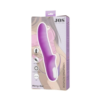 Wibrator obrotowy JOS Merry Gor fioletowy USB 20.7 cm