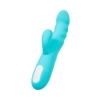 Wibrator króliczek rotacyjny JOS MERRY SWI niebieski silikonowy 20.7 cm USB
