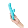 Wibrator króliczek rotacyjny JOS MERRY SWI niebieski silikonowy 20.7 cm USB