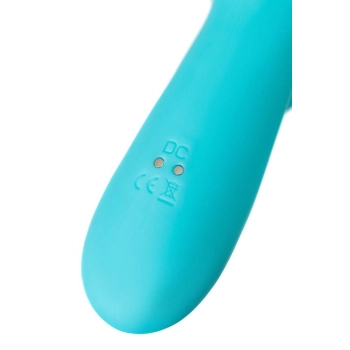 Wibrator króliczek rotacyjny JOS MERRY SWI niebieski silikonowy 20.7 cm USB