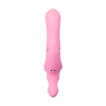 Wibrator króliczek obrotowy JOS Twistme różowy silikonowy USB 19.5 cm