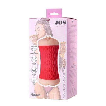 JOS NADIN, Masturbator double-sided, TPR, fleshy, 14.5 cm